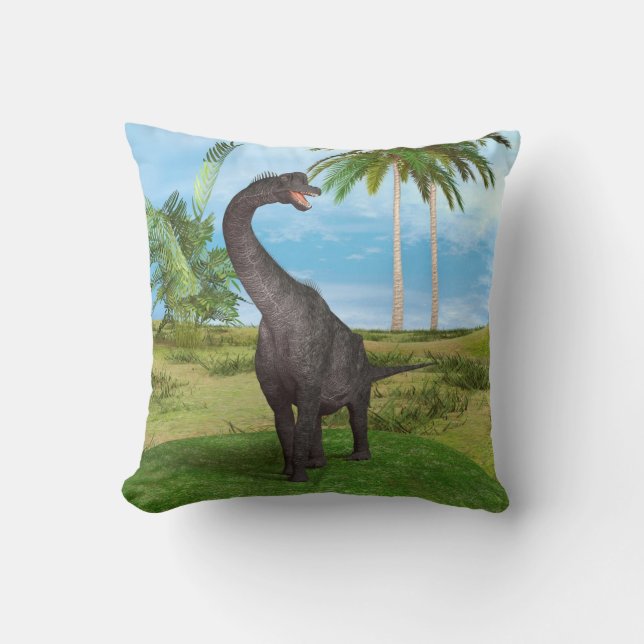 Dinosaur Brachiosaurus Cushion (Front)