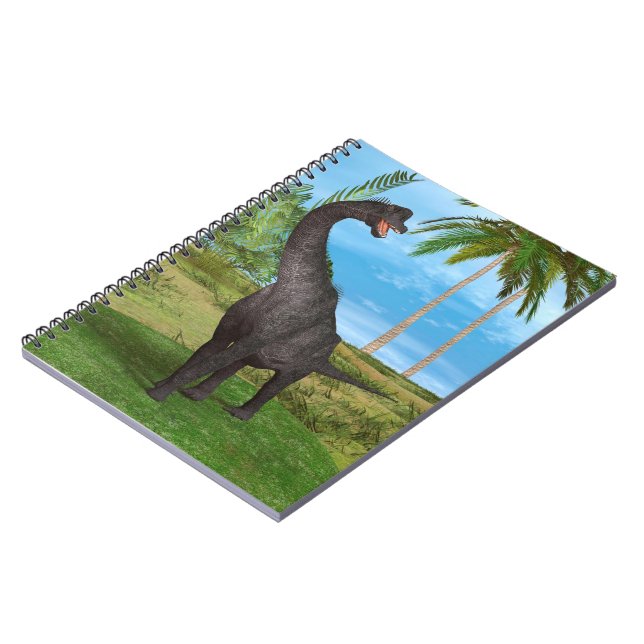 Dinosaur Brachiosaurus Notebook (Left Side)