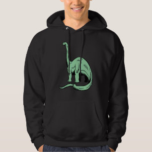 Dinosaur Brontosaurus Cute Prehistoric Foot Dino f Hoodie