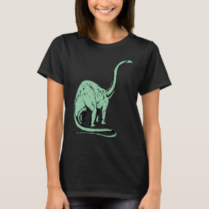 Dinosaur Brontosaurus Cute Prehistoric Foot Dino f T-Shirt