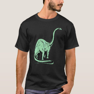 Dinosaur Brontosaurus Cute Prehistoric Foot Dino F T-Shirt