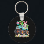 Dinosaur Bunny With Truck Easter Funny Egg Hunt Ki Key Ring<br><div class="desc">Dinosaur Bunny With Truck Easter Funny Egg Hunt Kids Boys</div>
