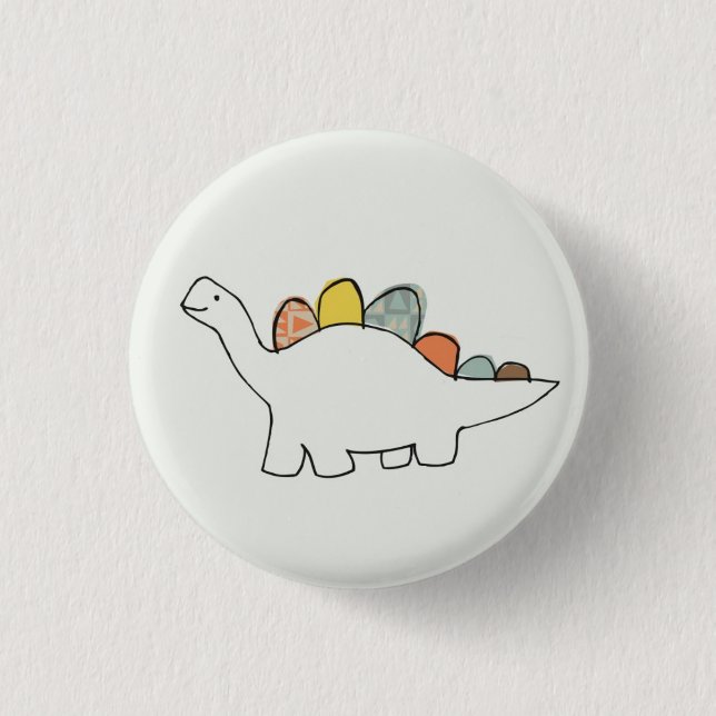 Dinosaur Button (Front)