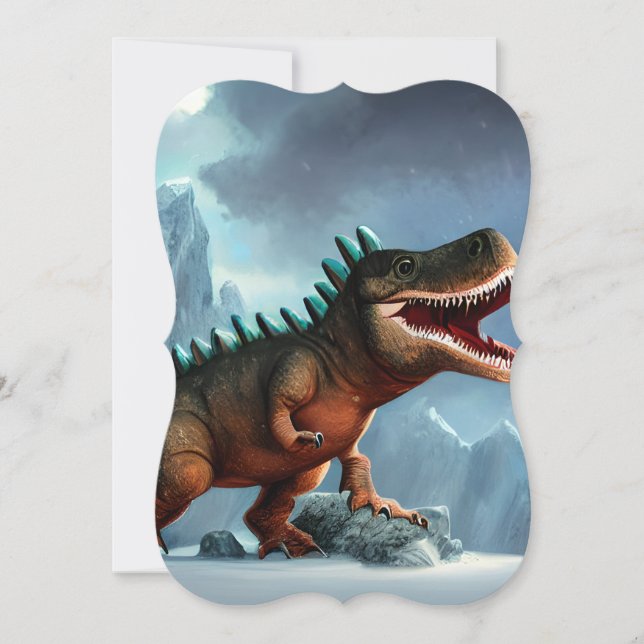 Dinosaur Card (Front)