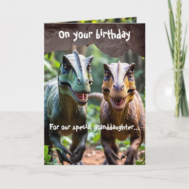 Dinosaur Card (Front)