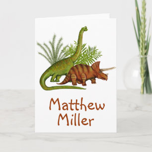 Dinosaur Card