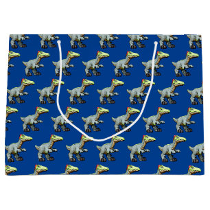 Dinosaur Cartoon toy Dilophosaurus Large Gift Bag