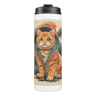Dinosaur Cat Explorer Thermal Tumbler