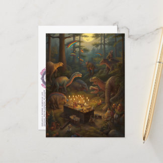 Dinosaur Celebration Postcard