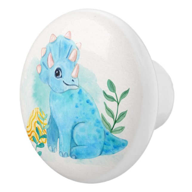 Dinosaur  ceramic knob (Right)