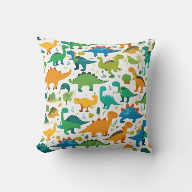 Dinosaur Character Pillow Cushion (Front)