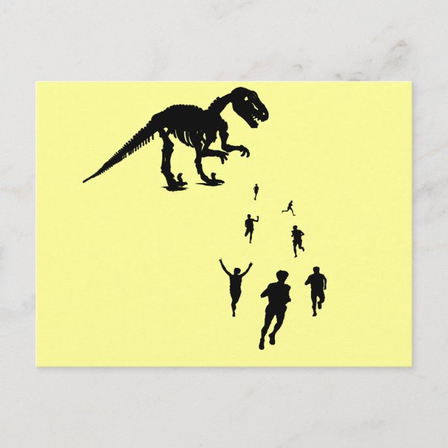 Dinosaur Chasey - Tag! You're IT! Postcard (Front)