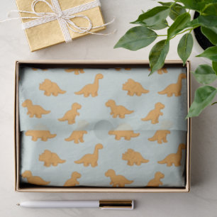 Dinosaur Chicken Nugget Playful Eucalyptus Kids  Tissue Paper