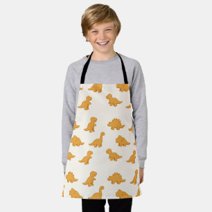 Dinosaur Chicken Nuggets Playful Twist Fun Kids Apron