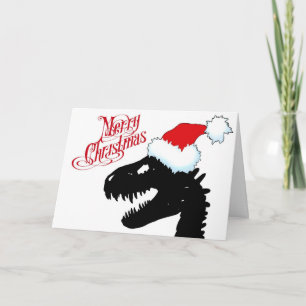 Dinosaur Christmas Card