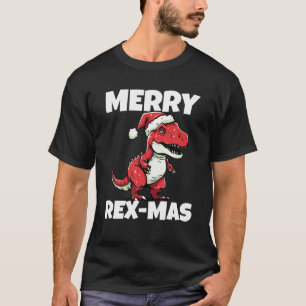 Dinosaur Christmas Dino Lover Santa Claus Xmas Pal T-Shirt
