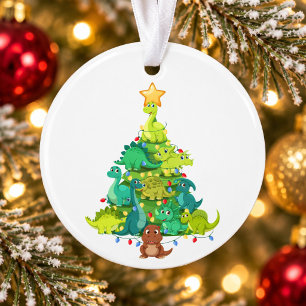 Dinosaur Christmas Tree Lights T Rex Kids Xmas Ornament