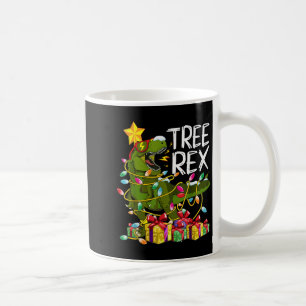 Dinosaur Christmas Tree Pajama Rex Reptile Boys Gi Coffee Mug