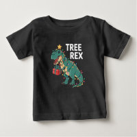 Dinosaur Christmas Tree Rex Pyjamas Xmas Lights 