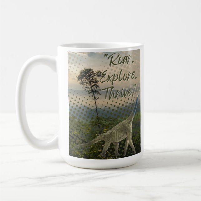 dinosaur coffee mug (Left)