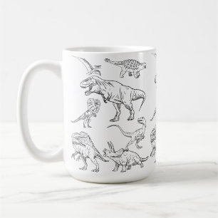 dinosaur coffee mug