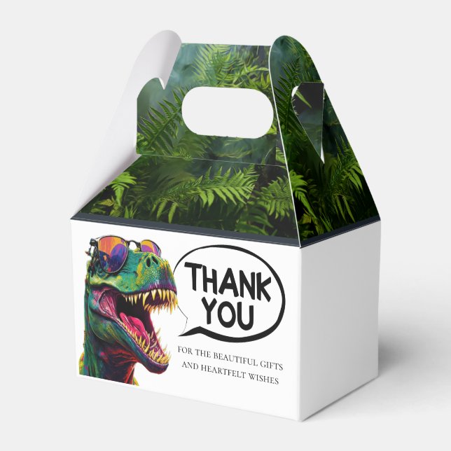 Dinosaur Cool Happy Favour Box (Front Side)