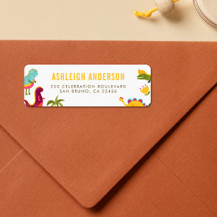 Dinosaur   Create Your Own Custom Return Address Return Address Label