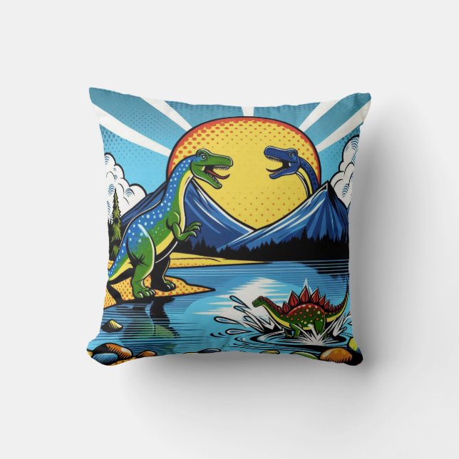 Dinosaur Cushion (Front)