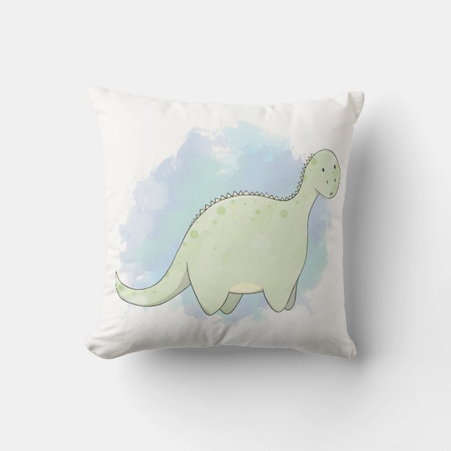 Dinosaur Cushion - Dipladocus (nursery, child) (Front)