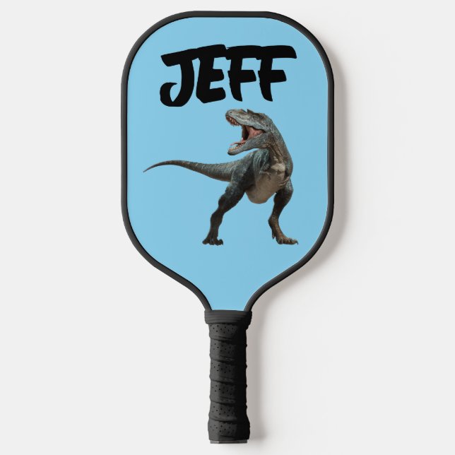 DINOSAUR CUSTOM PICKLEBALL PADDLE (Front)