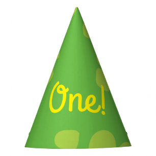 Dinosaur Cute 1st Birthday Party Hats