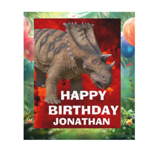 Dinosaur Cute Children BIRTHDAY PARTY  Card (Imagine the look on their face when they receive this dino-mite card )