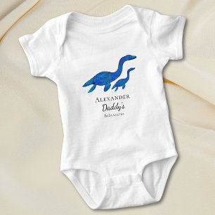 Dinosaur Dad and Baby Personalized  Baby Bodysuit