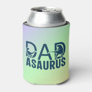 Dinosaur Dad Dad Asaurus Dino Lover T Rex Dad Dino Can Cooler