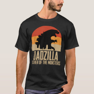 Dinosaur Dad Monsters Father's Day Dadzilla Dino T-Shirt