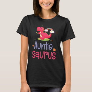 Dinosaur Dancing Happy Day Me You Auntie Saurus Ni T-Shirt