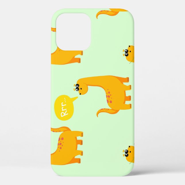 Dinosaur Delight: Kids' Bright Pattern. Case-Mate iPhone Case (Back)