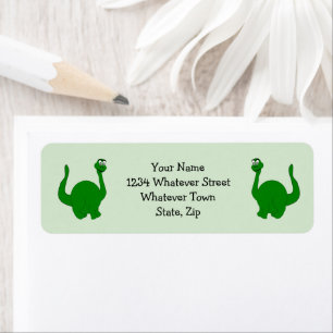 Dinosaur Design Return Address Label