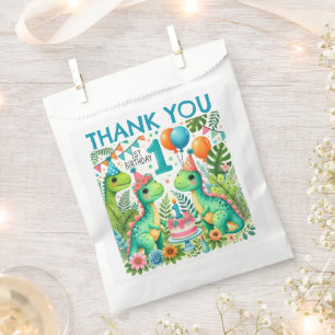 Dinosaur Dino 1st Birthday Party  Favour Bag