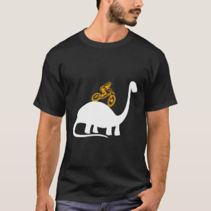 Dinosaur Dino T-rex Mtb Biking Mountain Bike Cloth T-Shirt