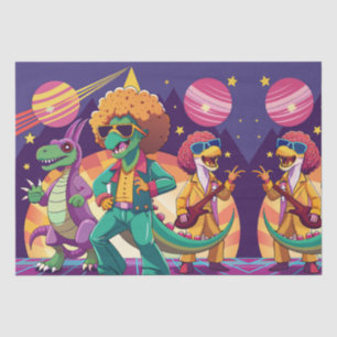 Dinosaur Disco Dig Foam Boards Tissue Paper