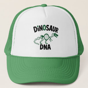 Dinosaur DNA - Genetic Prehistoric Design Trucker Hat