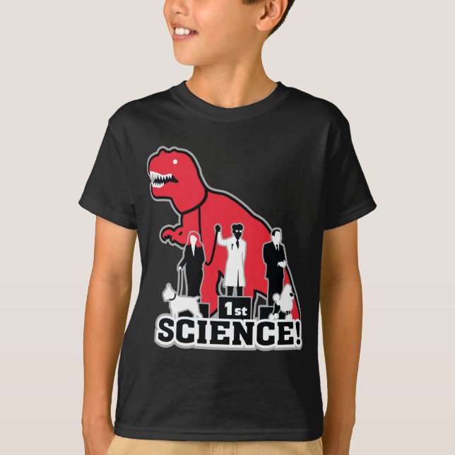 Dinosaur Dog Show ~ Science! T-Shirt (Front)