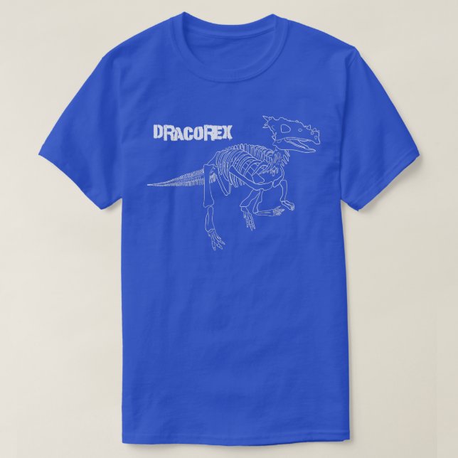 Dinosaur Dracore Fossil skeleton  T-Shirt (Design Front)