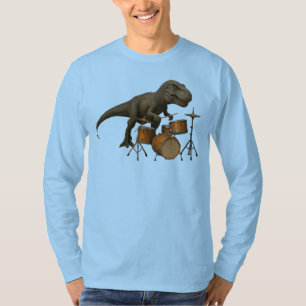 Dinosaur drumming LV men T-Shirt