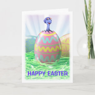 Dinosaur Easter Card