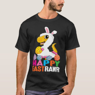Dinosaur Easter Day Eggs cellent Happy East Rawr r T-Shirt