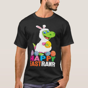 Dinosaur Easter Day Eggs cellent Happy East Rawr r T-Shirt