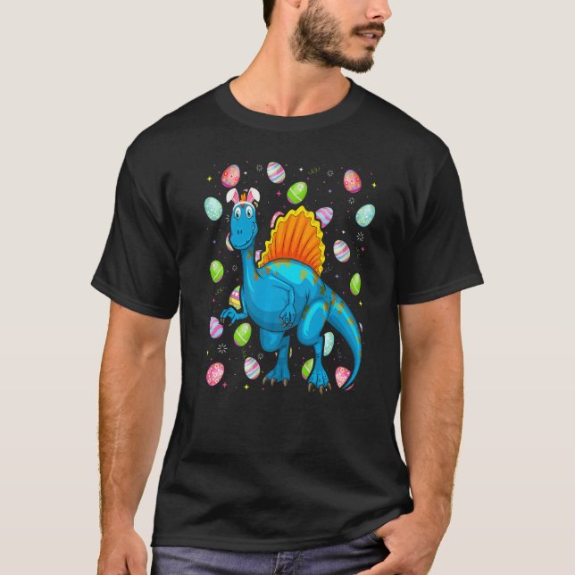 Dinosaur Easter Egg  Funny Spinosaurus Easter Sund T-Shirt (Front)