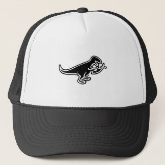 Dinosaur Eating Jesus Fish Trucker Hat